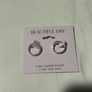 Silver Hoop Earrings